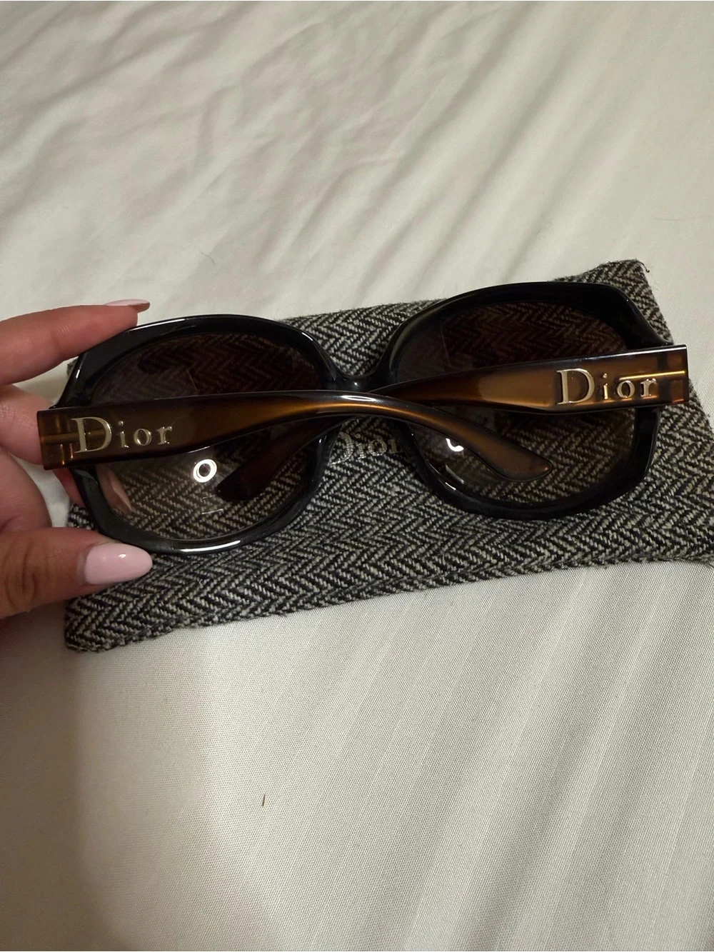 Dior Oversized Brown Gradient Sunglasses